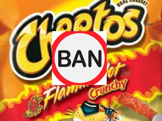 Cheetos banned